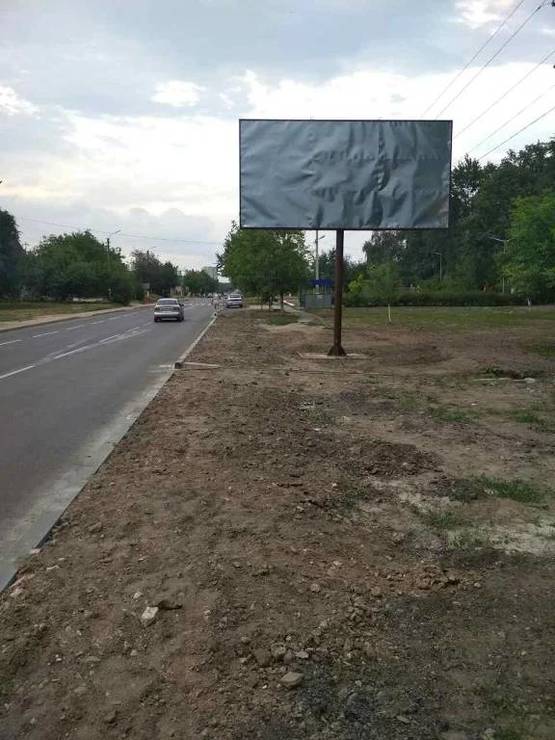 Фото рекламной плоскости по адресу Новоселки, ул. Васильковская, между ул. Боженко и ул.Озерная