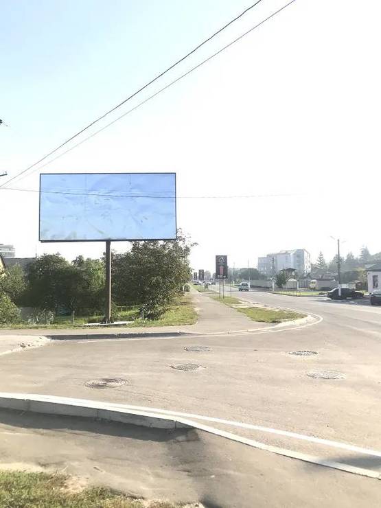 Фото рекламной плоскости по адресу Чабаны, перекресток улиц Покровской и Новой