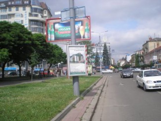 Фото рекламної площини за адресою вул. Незалежності -Мельника №1 ст.Б