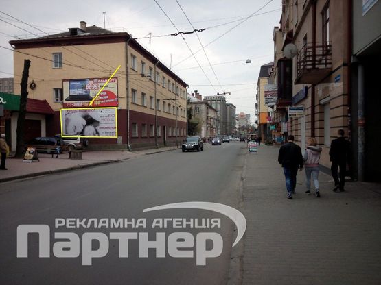 Фото рекламной плоскости по адресу Б. Хмельницького