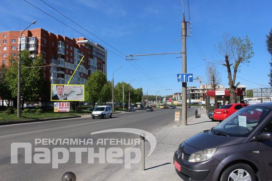Фото рекламной плоскости по адресу Протасевича