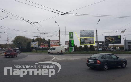 Фото рекламной плоскости по адресу Протасевича