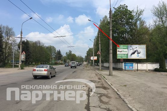 Фото рекламной плоскости по адресу Текстильна