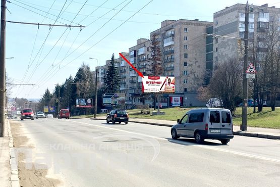 Фото рекламной плоскости по адресу С. Бандери