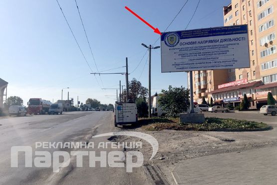 Фото рекламной плоскости по адресу С. Будного