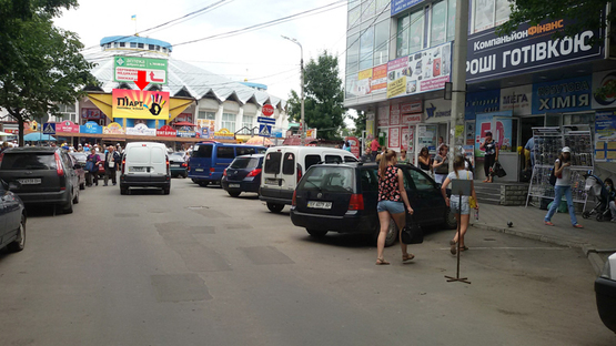 Фото рекламної площини за адресою Ул.Соборная, 11 (Центр. прод. рынок, нижний) №16