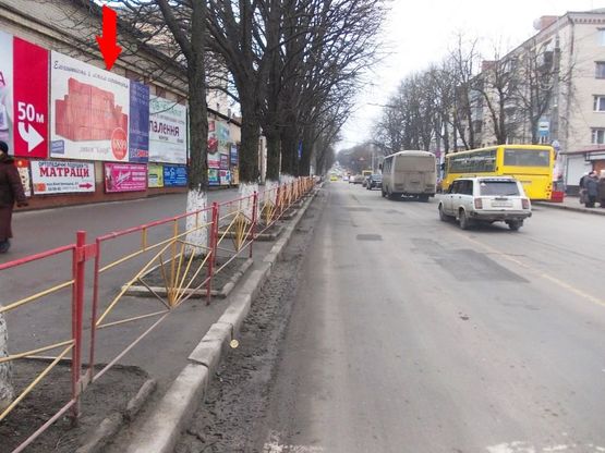 Фото рекламної площини за адресою Каменецкая ул., 39, центр города, возле ТЦ "Либидь Плаза"