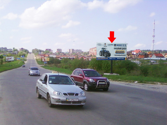 Фото рекламної площини за адресою Рыбалка М. ул. - ул. Кубаса, м-н Отрадное