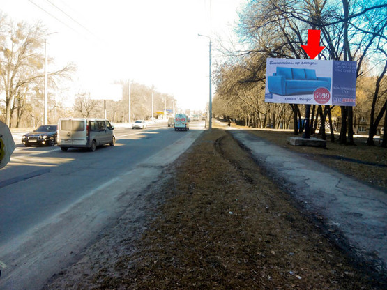 Фото рекламної площини за адресою Львовское шоссе, 47, возле вещевого рынка