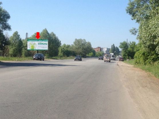 Фото рекламной плоскости по адресу Западноокружная ул., возле АЗС "WOG"