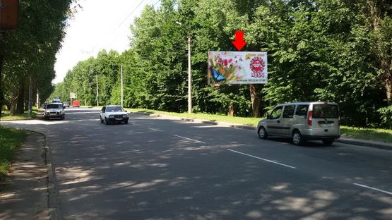 Фото рекламної площини за адресою Курчатова ул., возле центрального парка отдыха