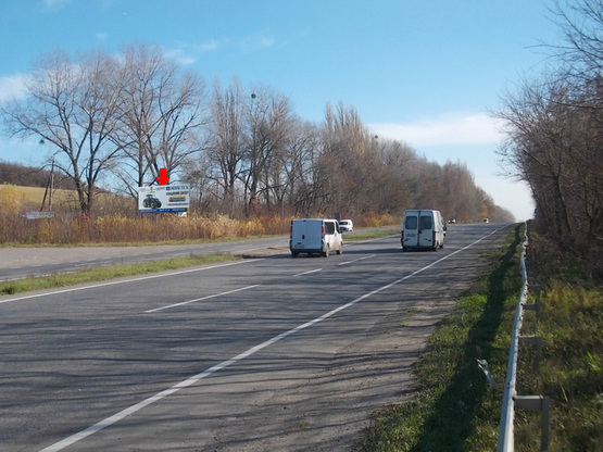 Фото рекламної площини за адресою Въезд из Винницы, в сторону Царского села