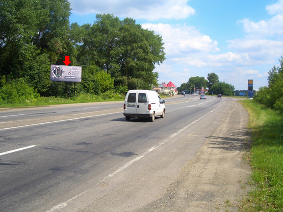 Фото рекламної площини за адресою Объездная, выезд из города, Давыдковский перекресток