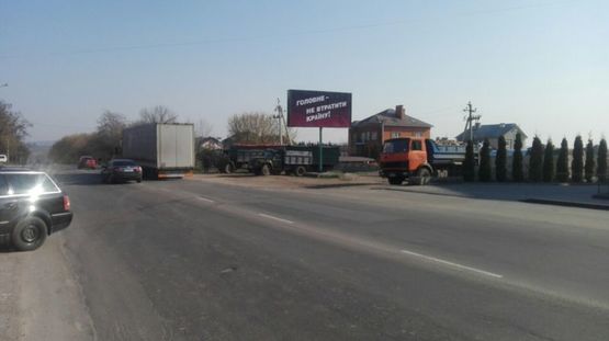 Фото рекламної площини за адресою ул. Заподноокружная (возле круга  Катион)