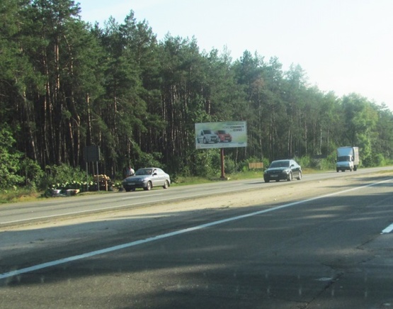 Фото рекламної площини за адресою Автодорога, М-05, Киев-Одесса, км23+000 (между с. Вита-Почтовая и Глевахой)