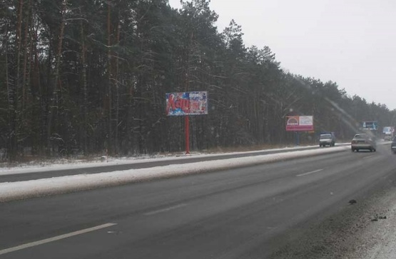 Фото рекламної площини за адресою Автодорога, М-05, Киев-Одесса, км23+000 (между с. Вита-Почтовая и Глевахой)