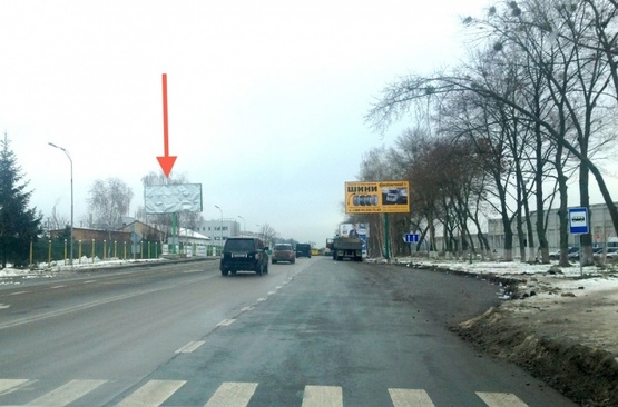 Фото рекламної площини за адресою ул.Чорновола (автомобильная дорога О101304 Киевское Полукольцо-Крюковщина-Боярка, напротив магазина "Рыбный мир")