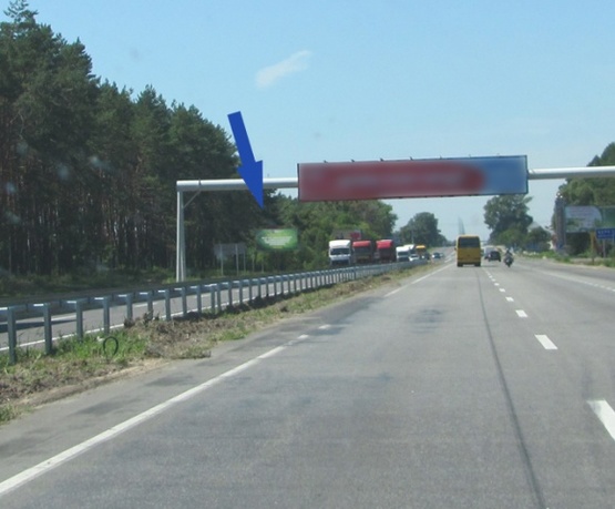 Фото рекламної площини за адресою М-06 Київ-Чоп, км 36+450 (с. Бузовая)