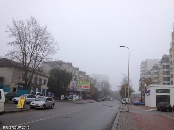 Фото рекламной плоскости по адресу Вишневе, вул.Святошинська, навпроти  ЖК Акварелі і Євразії