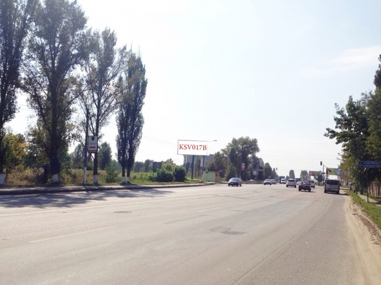 Фото рекламной плоскости по адресу Вишневе, вул.Київська, біля зупинки Вишневе, направлення на Боярку