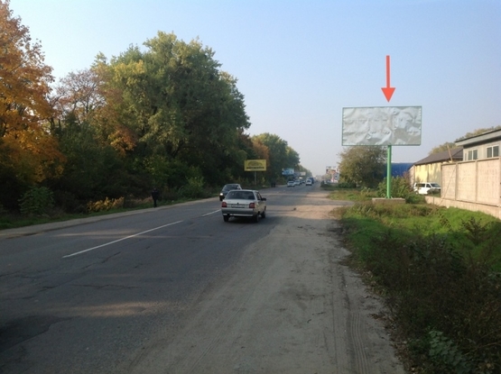 Фото рекламной плоскости по адресу Вишневе, ул.Черновола, (автомобильная дорога О101304 Киевское Полукольцо-Крюковщина-Боярка)