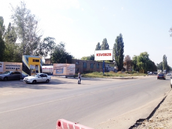 Фото рекламной плоскости по адресу Святопетрівське, ул.Киевская, возле заправки БРСМ (автомобильная дорога Т-10-12 Киев-Боярка)