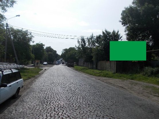 Фото рекламної площини за адресою м.Тячів вул.Кошута, в сторону м.Рахів.