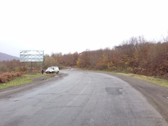 Фото рекламной плоскости по адресу В'їзд в м. Виноградів, зі сторони с. Велика Копаня, Хуст