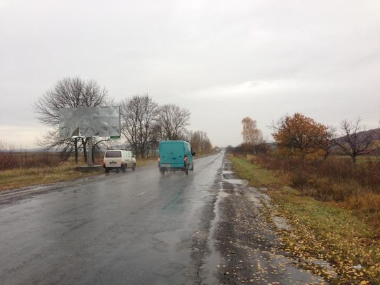 Фото рекламной плоскости по адресу Виїзд з м. Виноградово, в сторону с. Онок