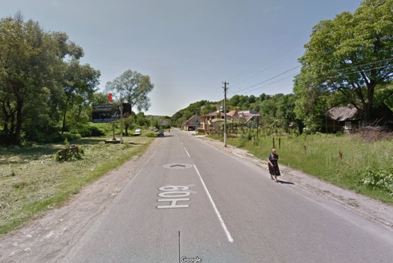 Фото рекламної площини за адресою с.Луг, центр , в сторону м.Тячів, Ужгород