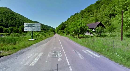 Фото рекламної площини за адресою с.Ділове,вул.Головна, в сторону м.Тячів, (виїзд)