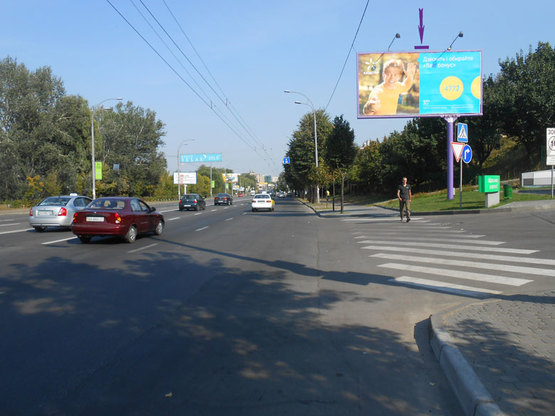Фото рекламной плоскости по адресу пр.Краснозвездный-Совки направление Московской пл.