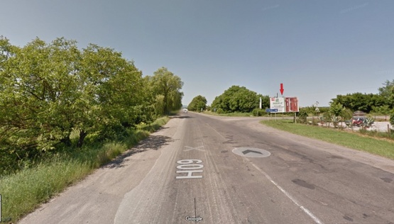 Фото рекламної площини за адресою м.Тячів в сторону м.Мукачево біля ФГ Мала Голандія