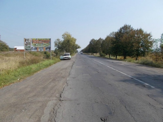 Фото рекламної площини за адресою с. Бедевля, в сторону м. Рахів
