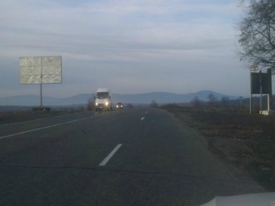 Фото рекламной плоскости по адресу с.Велика Копаня, перевал, в сторону м. Мукачево, траса Мукачево - Івано-Франківськ