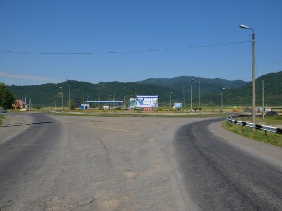 Фото рекламної площини за адресою Траса Мукачево-Рогатин. Круг с. Іза зі сторони м. Тячів