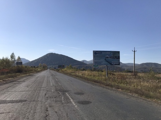 Фото рекламної площини за адресою с.Шаян, (зони відпочинку) курортне містечко, вїзд