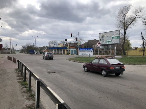 Фото рекламной плоскости по адресу Вул. Толстого перехрестя з вул. Сквирське шосе