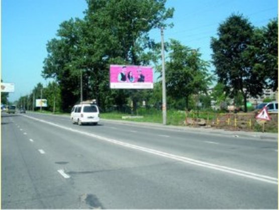 Фото рекламной плоскости по адресу Довженка (навпроти буд.№7) до СМ Сільпо