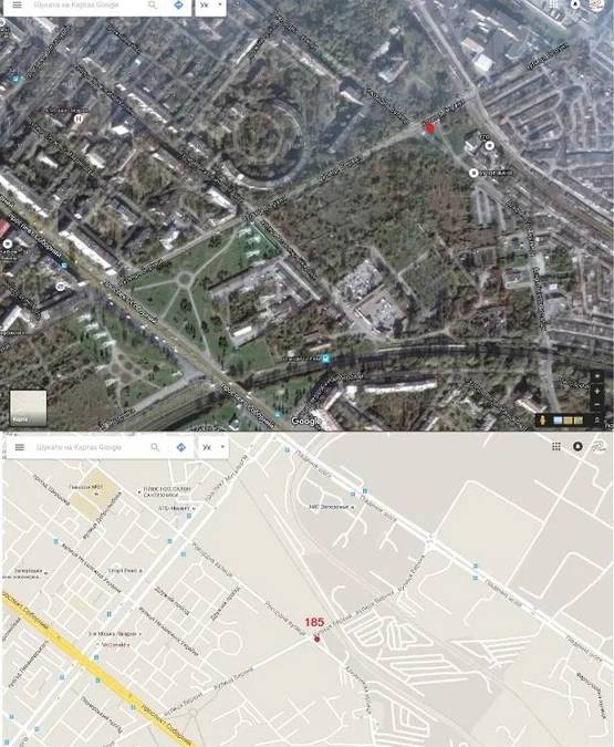 Фото рекламной плоскости по адресу 185-3 Запорожье Рекордная / Верхняя