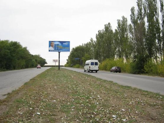 Фото рекламной плоскости по адресу 114_Запорожье_ул.Тиражная 300м от трассы -выезд из города
