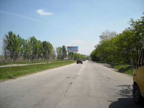 Фото рекламної площини за адресою 117_Запорожье_ул.Тиражная 600м от трассы -въезд в город