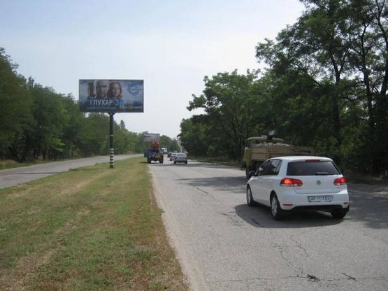 Фото рекламной плоскости по адресу 119_Заорожье_ул.Тиражная 720м от трассы -въезд в город