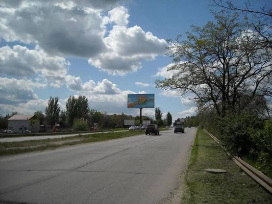 Фото рекламной плоскости по адресу 126_Запорожье_ул.Тиражная 80м от торгбазы -выезд из города