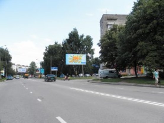 Фото рекламной плоскости по адресу Довженка-Чорновола  (кільце)