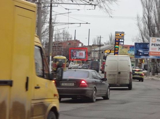 Фото рекламної площини за адресою ул. Черноморского казачества, 96