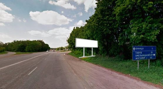 Фото рекламной плоскости по адресу Немирівська траса, поворот на аеропорт