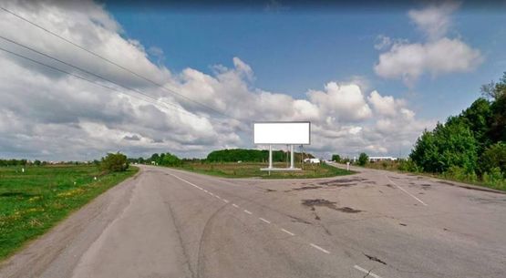 Фото рекламной плоскости по адресу Тиврівська трасса, Лука