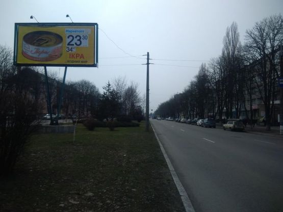 Фото рекламной плоскости по адресу пр. Свободи - вул. Бойко в центр