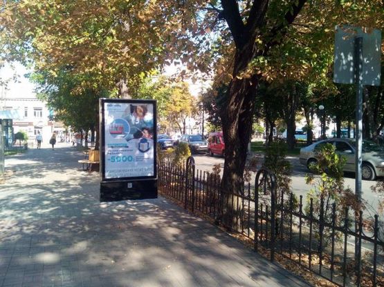 Фото рекламної площини за адресою вул. Ігоря Сердюка, 33 (Зебра) (скролл)